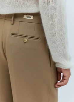 Men Gucci Pants^Fluid Drill Tailored Pant