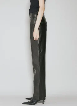 Fly Leather Wide Leg Pants></noscript>Alexander Wang Outlet