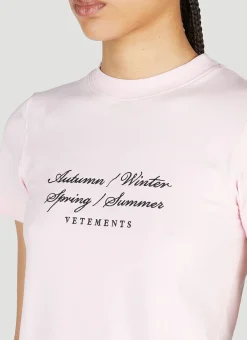 Four Seasons T-Shirt></noscript>VETEMENTS Best
