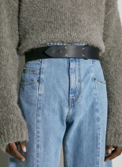 Men Maison Margiela Belts^Four Stitches Leather Belt