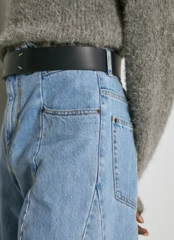 Men Maison Margiela Belts^Four Stitches Leather Belt