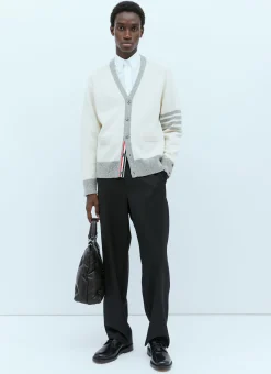 Men Thom Browne Knitwear^Four-Bar Jersey Stitch Cardigan