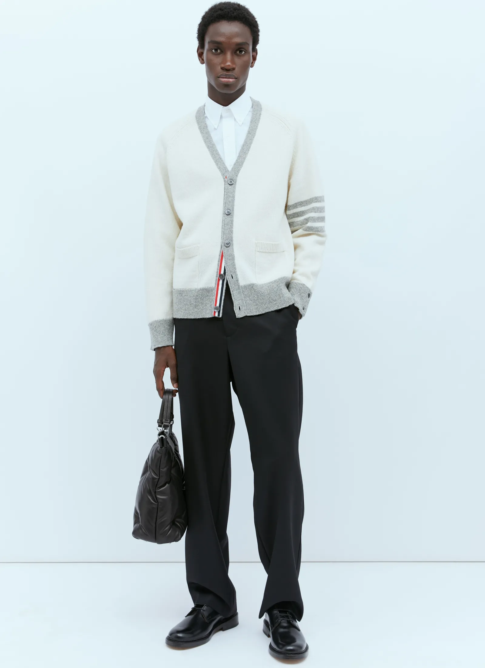 Men Thom Browne Knitwear^Four-Bar Jersey Stitch Cardigan