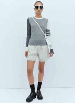 Four-Bar Wool Sweater>Thom Browne Clearance