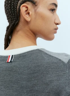 Four-Bar Wool Sweater>Thom Browne Clearance