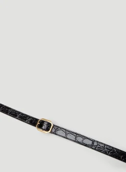 Men Saint Laurent Belts^Frame Thin Belt