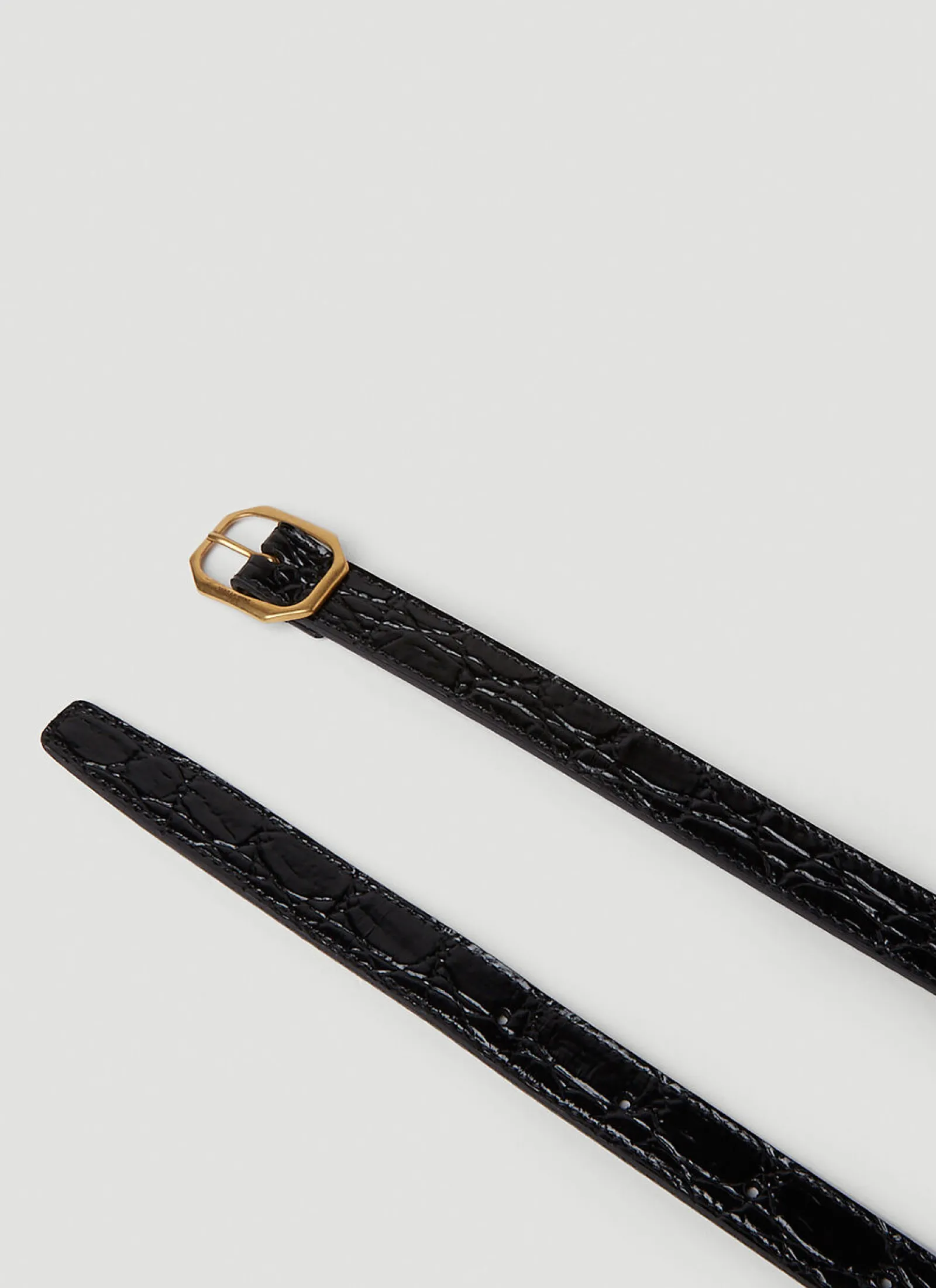 Men Saint Laurent Belts^Frame Thin Belt