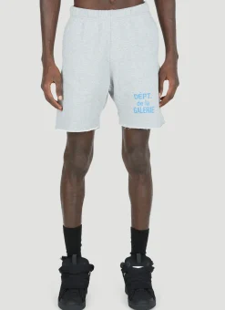 Men Gallery Dept. Shorts^French Logo Print Sweat Shorts