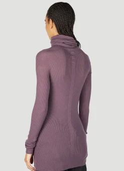 Funnel Neck Sweater><noscript><img width=