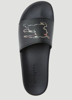 Men Burberry Slides^Furley Slides