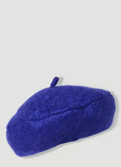 Men Gucci Hats^Furry Basque Beret