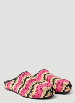 Fussbet Sabot Raffia Mules>Marni x No Vacancy Sale