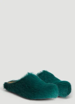 Fussbett Hairy Mules>Marni Outlet