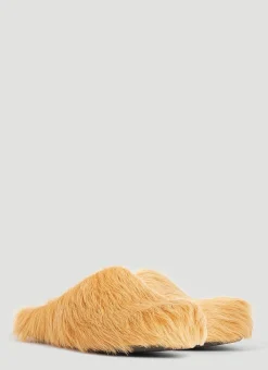 Fussbett Hairy Mules>Marni Online