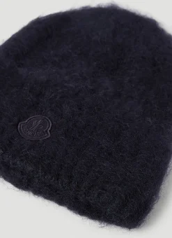 Men Moncler Hats^Fuzzy Knit Beanie Hat