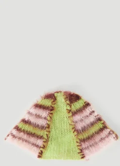 Men Marni Hats^Fuzzy Stripe Beanie Hat