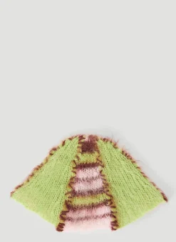 Men Marni Hats^Fuzzy Stripe Beanie Hat