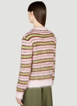 Fuzzy Stripe Sweater></noscript>Marni Discount