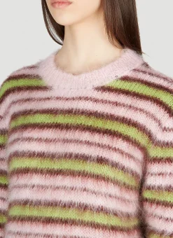Fuzzy Stripe Sweater></noscript>Marni Discount