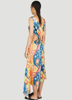 Galactic Paradise Midi Dress><noscript><img width=