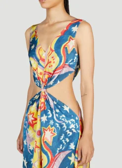 Galactic Paradise Midi Dress><noscript><img width=