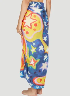 Galactic Paradise Sarong Midi Skirt></noscript>Marni x No Vacancy Online