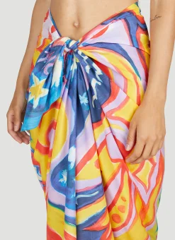 Galactic Paradise Sarong Midi Skirt></noscript>Marni x No Vacancy Online