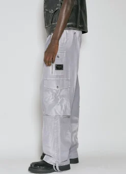 Men Dolce & Gabbana Jeans^Garment-Dyed Canvas Cargo Pants