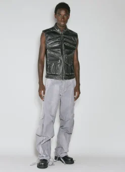 Men Dolce & Gabbana Jeans^Garment-Dyed Canvas Cargo Pants