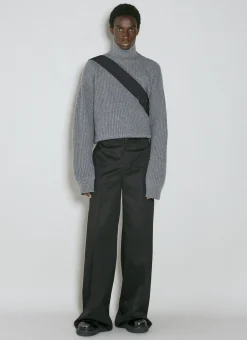 Men Ann Demeulemeester Knitwear^Geinhart High Neck Overzised Sweater