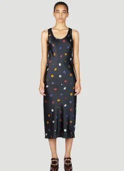 Gemstone Print Midi Dress>Sportmax Outlet