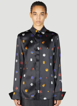 Gemstone Print Shirt>Sportmax Discount