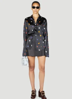 Gemstone Print Shirt>Sportmax Discount