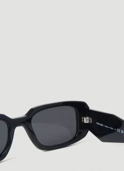 Men Prada Sunglasses^Geometric Frame Sunglasses