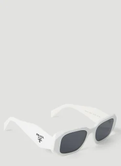 Men Prada Sunglasses^Geometric Frame Sunglasses