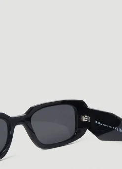 Men Prada Sunglasses^Geometric Frame Sunglasses