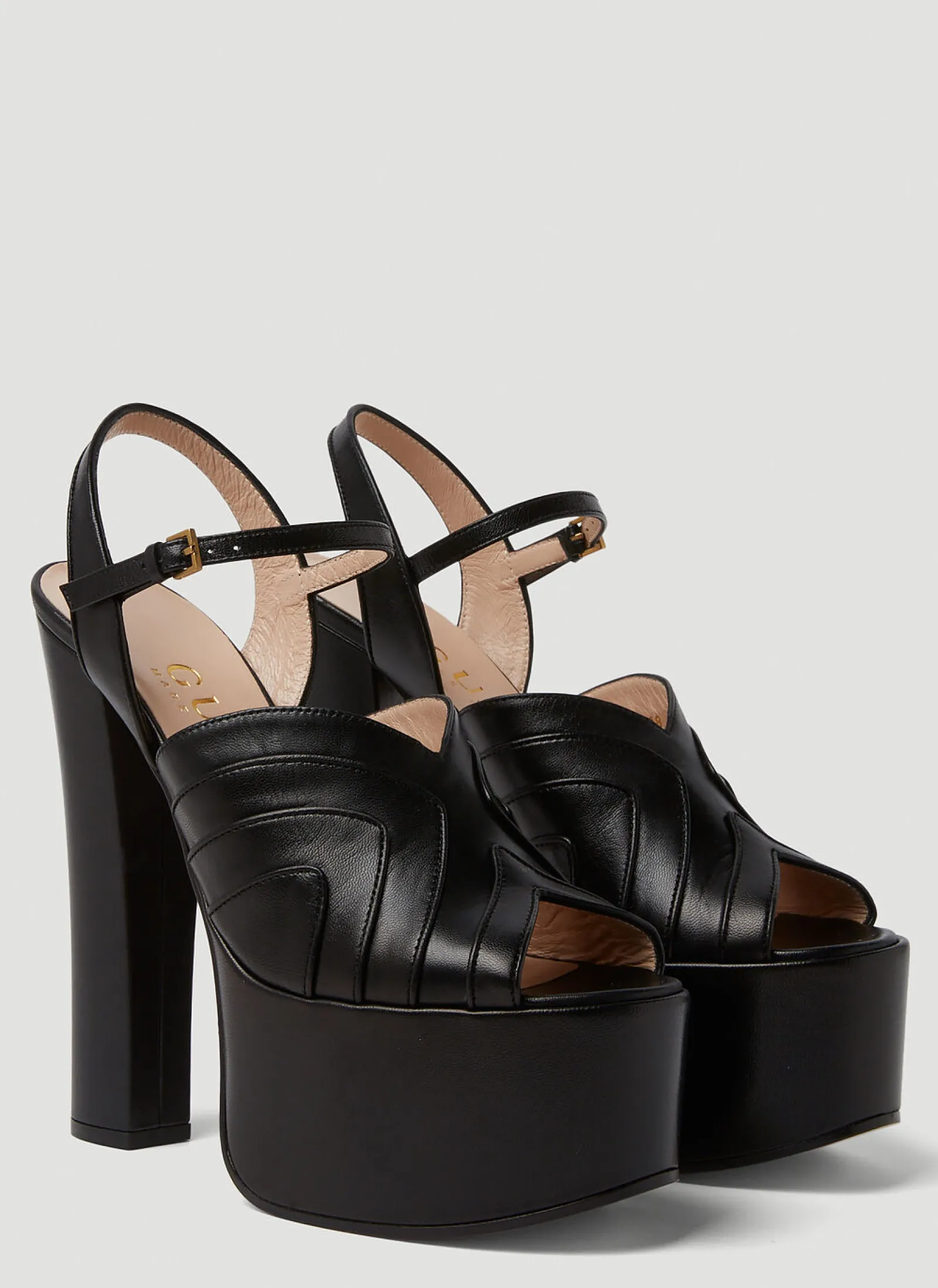 Geometric Platform Heels>Gucci Sale