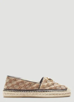 Gg Canvas Espadrilles>Gucci Clearance