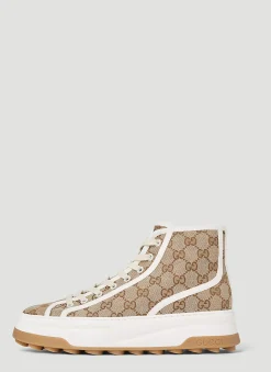 Gg Canvas High Top Sneakers><noscript><img width=