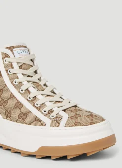 Gg Canvas High Top Sneakers><noscript><img width=