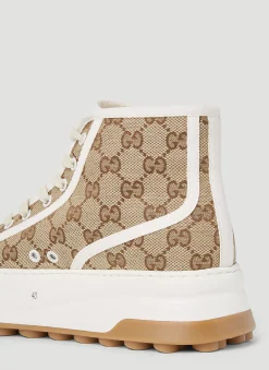 Gg Canvas High Top Sneakers><noscript><img width=