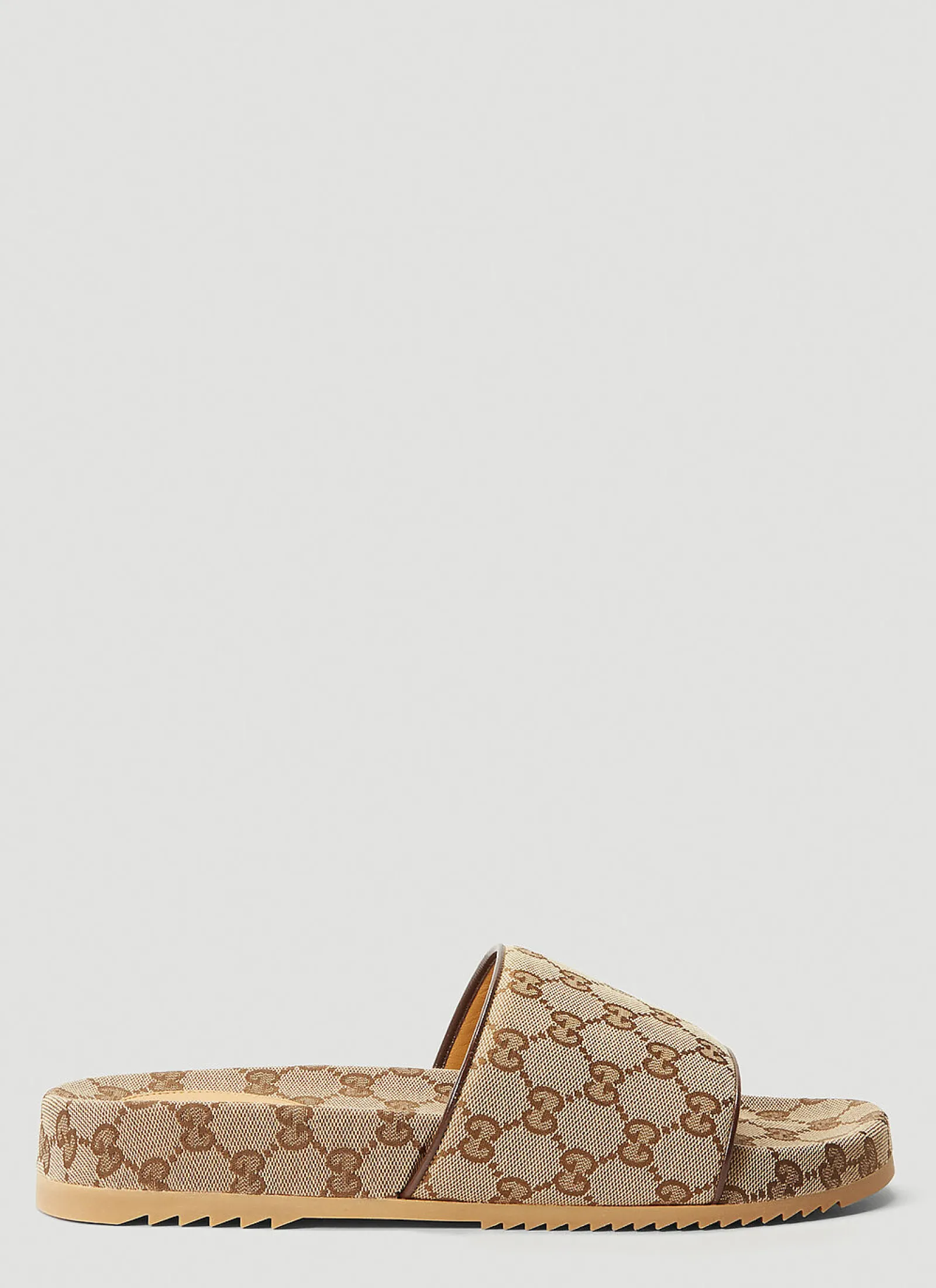Men Gucci Slides^Gg Canvas Slides