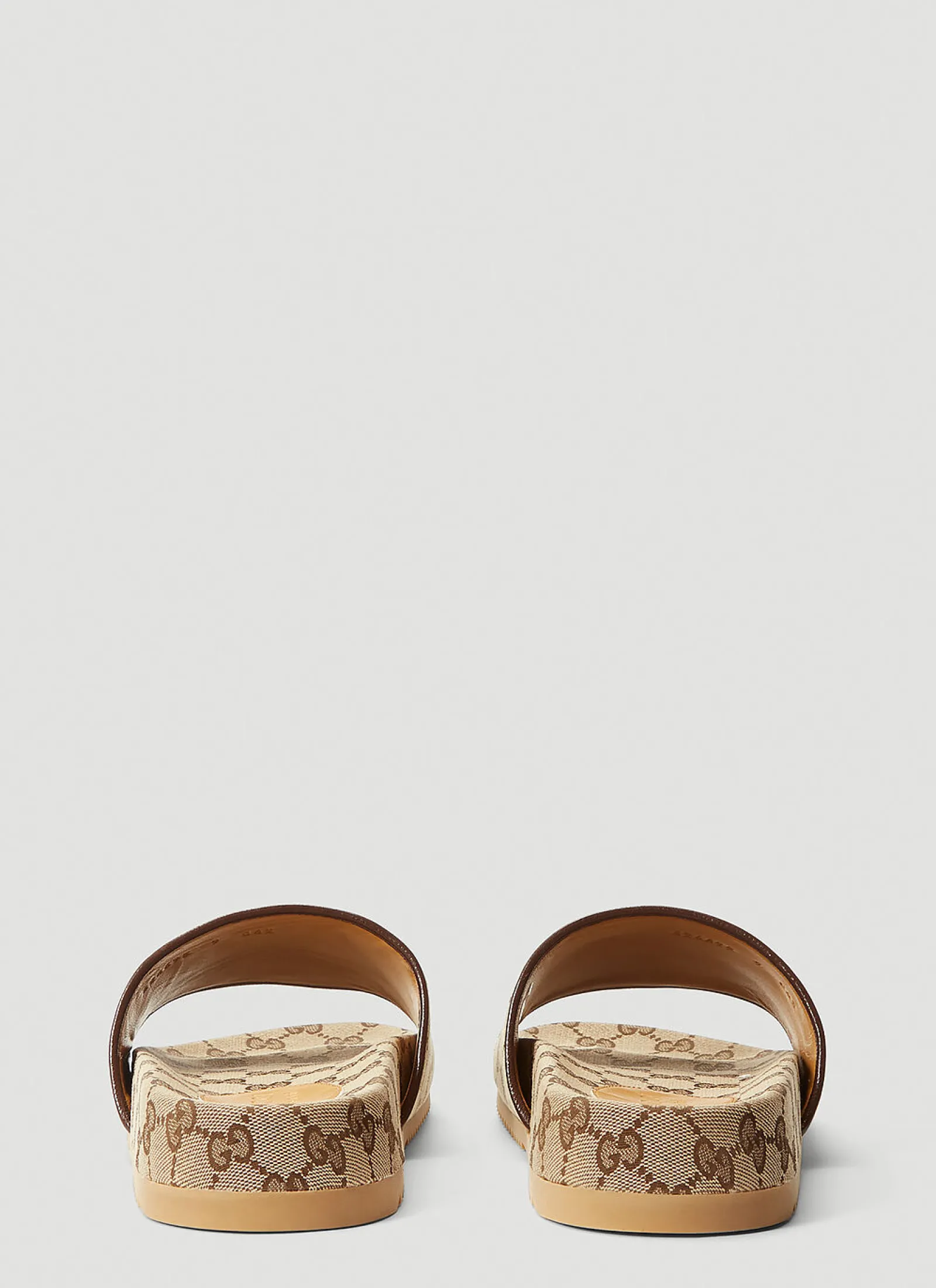 Men Gucci Slides^Gg Canvas Slides