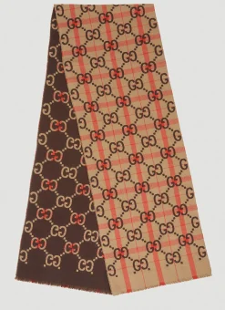 Men Gucci Scarves^Gg Check Scarf