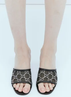 Gg Crystal Embellished Heeled Sandals>Gucci Clearance