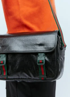 Men Gucci Crossbody Bags^Gg Crystal Messenger Bag