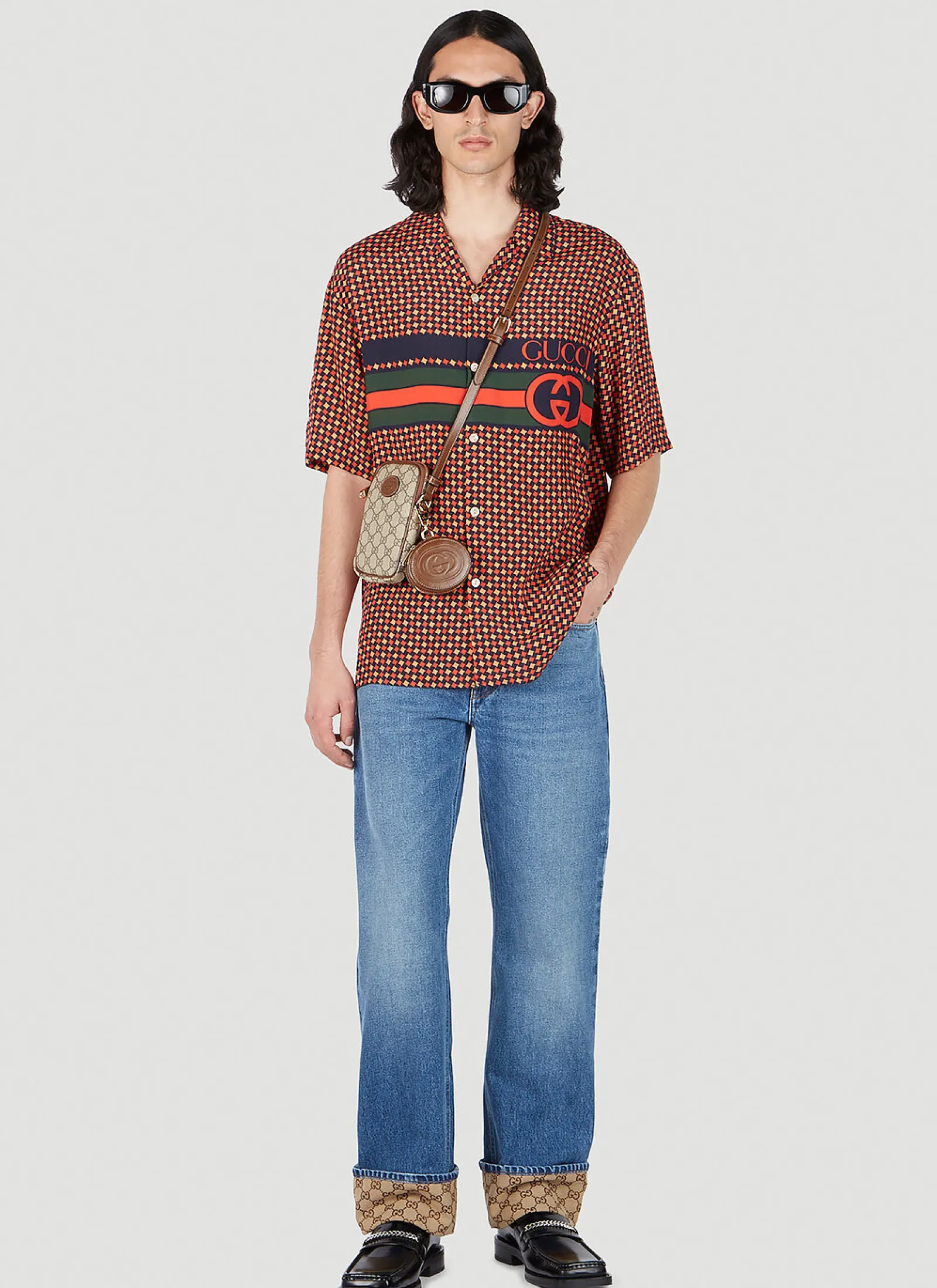 Men Gucci Jeans^Gg Cuff Jeans