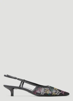Gg Embellished Kitten Heels>Gucci Sale