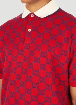 Men Gucci Polo Shirts^Gg Embroide Polo Shirt