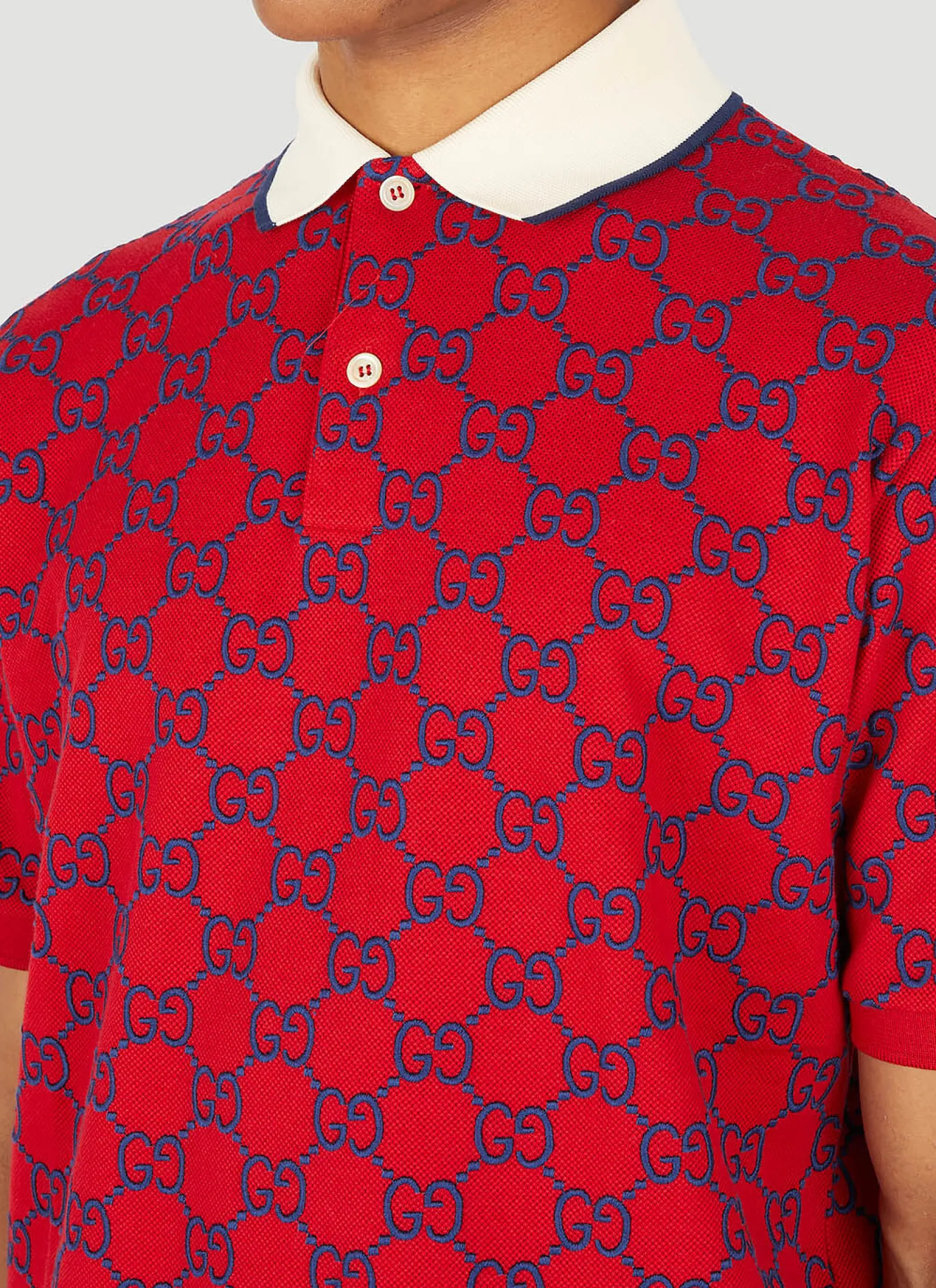 Men Gucci Polo Shirts^Gg Embroide Polo Shirt